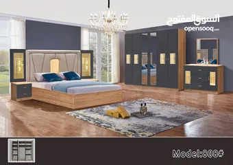  17 BEDROOM SET 7 PCS WITH MATTRESS WITH FITTING