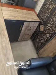  2 مكتب 220 سم موديل الزخرفه