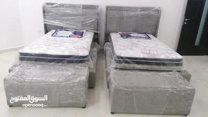  1 TWINS BEDS MAKE IN OMAN +MATTRESS MEDICAL