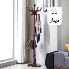  1 شماعة علاقة ملابس خشب ثقيل