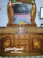  1 غرفة نوم اخشاب للبيع 6 قطع