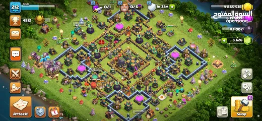  1 Clash of clans townhall 14 max