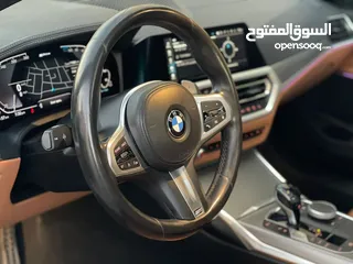  6 BMW 330e M power plug in hybrid model 2020 عداد قليل وارد وصيانة الوكالة