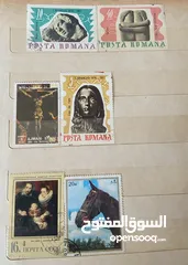  6 طوابع بريدية أثرية من مختلف التراث و البلدان