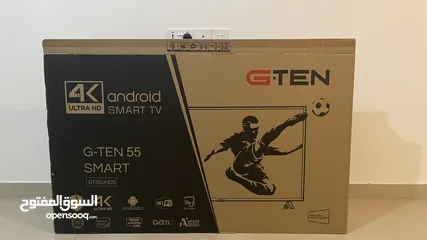  1 تلفاز للبيع  G-TEN 55 SMART