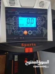  1 جهاز مشي كهربائي ماركة world fitness