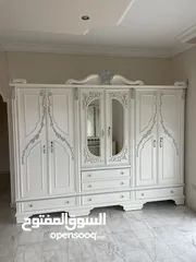  1 غرفه نوم جيده وغير مستعمله خشب زان اصلي ولأتيه.بدون الفرشه