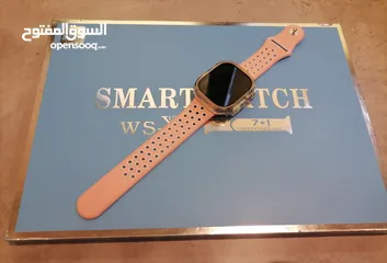  6 ساعة يد ذكية للبيع ULTRA WS-X9 مستعملة حالة ممتازة بالكرتون وكل الملحقات موجودة