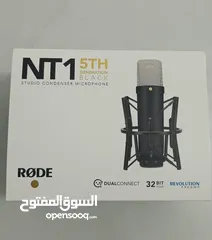  1 مايك رود RODE NT1 الجيل الخامس. USB و Xlr .