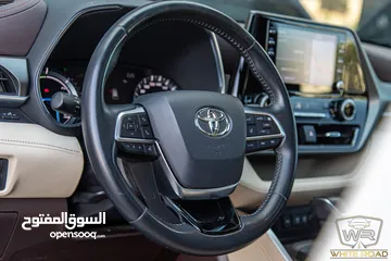  21 Toyota Highlander limited 2020   السيارة بحالة الوكالة و قطعت مسافة 27,000 كم