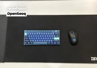  2 للبيع ماوس لوجيتيك g703 وكيبورد ريدراغون وماوس باد ديفو