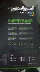  11 سماعة رأس اصليه أمريكية X1 Super bass 7.1 مايك ما اذن شغال