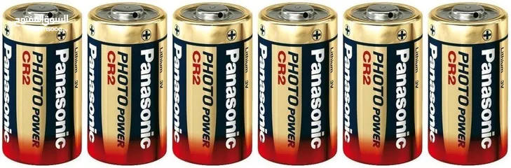  5 بطاريات ليثيوم CR2 3V  بناسونك  Panasonic Photo Lithium CR-2 3v battery
