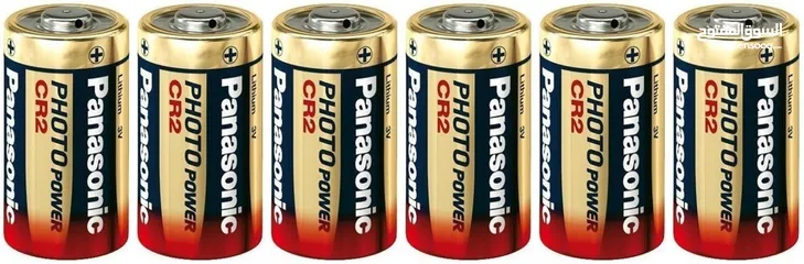  5 بطاريات ليثيوم CR2 3V  بناسونك  Panasonic Photo Lithium CR-2 3v battery