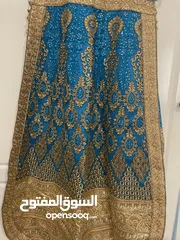  3 فستان ازرق