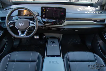  10 Volkswagen ID.4 X Pure Plus 2021  السيارة بحالة ممتازة جدا و قطعت مسافة 72,000 كم