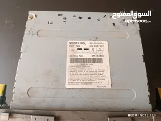  2 قارئ CD وراديو.  بدون شاشه كبيره تويوتا كامري