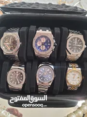  3 ساعات اوتمتيك كوبي أعلى صنف  ساعات قمة الأناقة لأصحاب الذوق الرفيع باتك فليب اوتمتيك  ap اوتمتيك