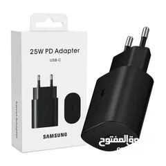  1 شاحن اصلي سامسونج Adapter 25W متوفر كفالة الوكيل