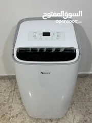  18 جري مكيف متنقل 1 طن مستعمل شبه جديد مع كل توابعه و ريموت تحكم + تحكم عبر الواي فاي