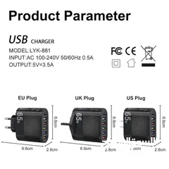  4 Multi-Port USB Charger