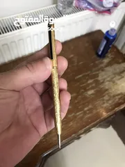  4 قلم حبر جاف مطلي ذهب