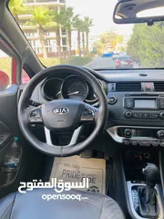  10 كيا ريو / برايد 2015 فل اضافات مع فتحة سقف فحص ممتاز