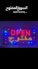  2 LED OPEN BOARD,بورد مفتوح للمحلات التجارية LED