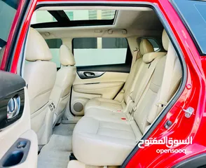  22 NISSAN XTRAIL 2015 RED GCC SL OPTION FULLY LOADED