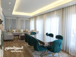  1 شقة ارضية مفروشة للايجار ثلاث غرف نوم في شارع المدينة المنورة قرب مطعم ورد