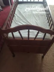  2 تخت اطفال بيبي خشب