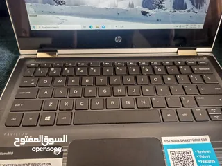  4 لابتوب HP OAVILION X360  بحالة ممتازة وارد امريكا.. ويمكن استخدامه بوصعية التاب