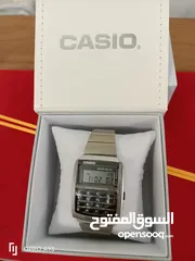  1 ساعه كاسيو اله الحاسبه الاصليه casio culclter