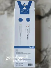  2 وصلات لشواحن مدخل عريض  وايضا للايفون