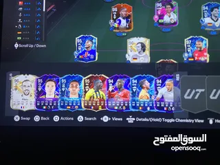  2 بيع تشكيلة fc 25 حساب بلايستيشن