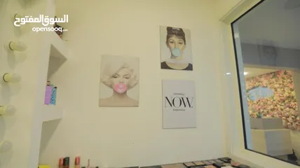  6 مركز تجميل للسيدات للبيع يعمل بشكل ممتاز تشطبيات فاخرة في اجمل مواقع خلدا للبيع لعدم التفرغ