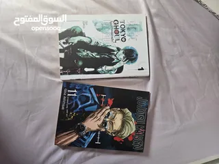  4 كتب/روايات/ مانغا مستعملة للبيع