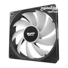  6 مروحة تبريد دارك فلاش جيمنج اصليه لكيسات الكومبيوتر ار جي بي DARKFLASH 120mm RGB GAMING CASE FAN