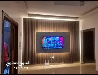  18 ورق جدران والشيبورد وبانوهات وجبسن بورد وبانوهات والدهان وبديل الخشب وبديل الحجر والقرميد والفاير بل