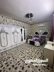  7 السلام عليكم الدار للبيع طابو صرف المساحه 133 متر واقع حال وبالسند 130متر البيت بناء حديث طابقين
