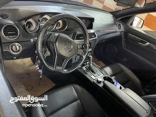  13 مرسيدس c250 مميزة للبيع لون اسود بلاك اديشن اصلي