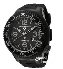  1 Swiss Legend Neptune Diver Black IP 11818