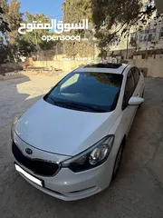  7 كيا سيراتو k3 ماتور 1600 نخب موديل 2014 مع فتحة سقف