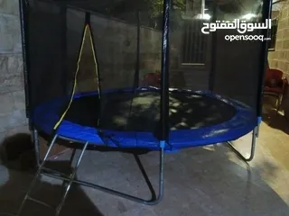  12 ترامبولين نطيطيه عالي الجوده بيحمل وزن عالي حديد قوي ومتين لتجهيز مناطق الألعاب والترفيه بمقاسات