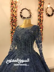  4 فساتين سهرة عرايس اشكال متنوعة واحجام متنوعة موديلات حديثة والسعر مناسب للجميع