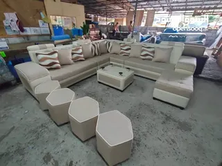  10 sofa set,cabinet and bed