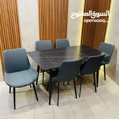  12 ميز طعام و6 كراسي