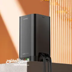  4 شاحن تيليفون وايرليس مع وصلة كهرباء شاحن سريع LDNIO 2m Tower Extension Lead with 6 Sockets, 4 USB Sl