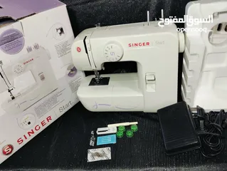  1 ماكينه خياطه سنجر start كسر زيرو تجربه بحاله الجديد بالظبط تنفع مشروع للمبتدئين او للبيت