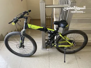 1 Foldable speed bike with speed mode and fold and adjustable seat